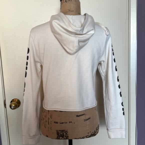 RARE Urban Outfitters | No Bad Days Smiley Cropped Hoodie | Small - Picture 5 of 10